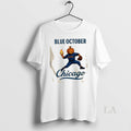 Original Blue October Chicago Cubs Pumpkin Happy - Adult & Kids T-Shirts, Sweatshirts & Hoodies apparel design preview 1