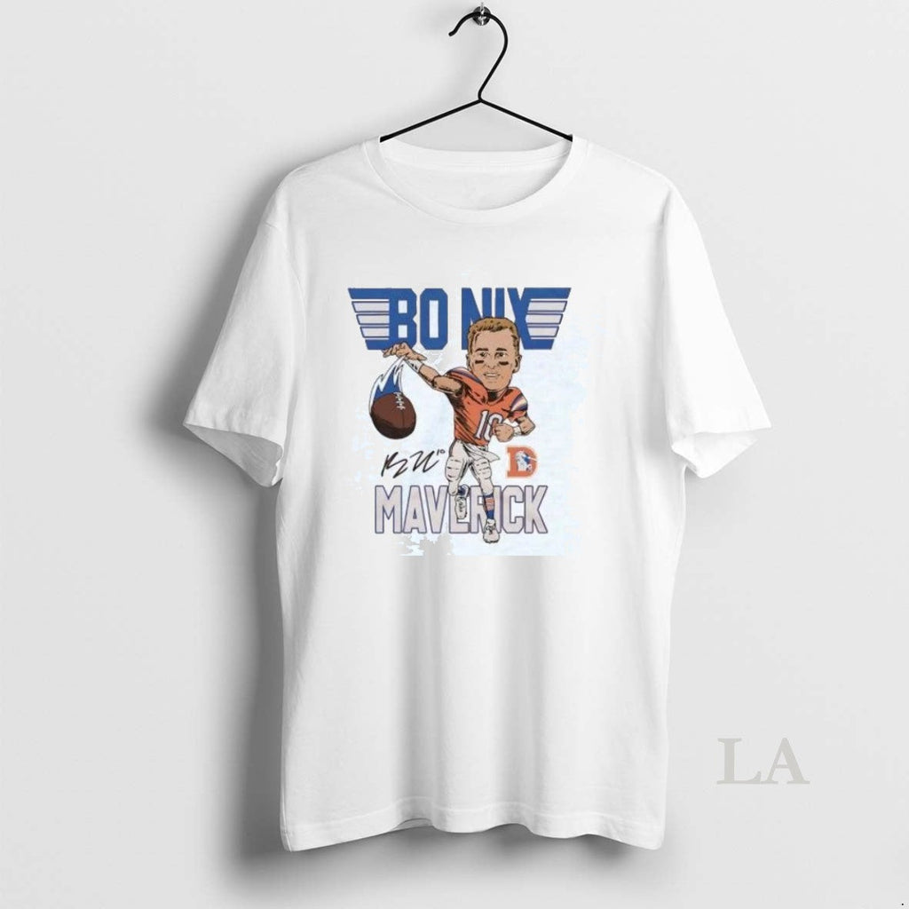 Original Bo Nix Maverick Signature Broncos Superstar - Adult & Kids T-Shirts, Sweatshirts & Hoodies apparel design preview 1