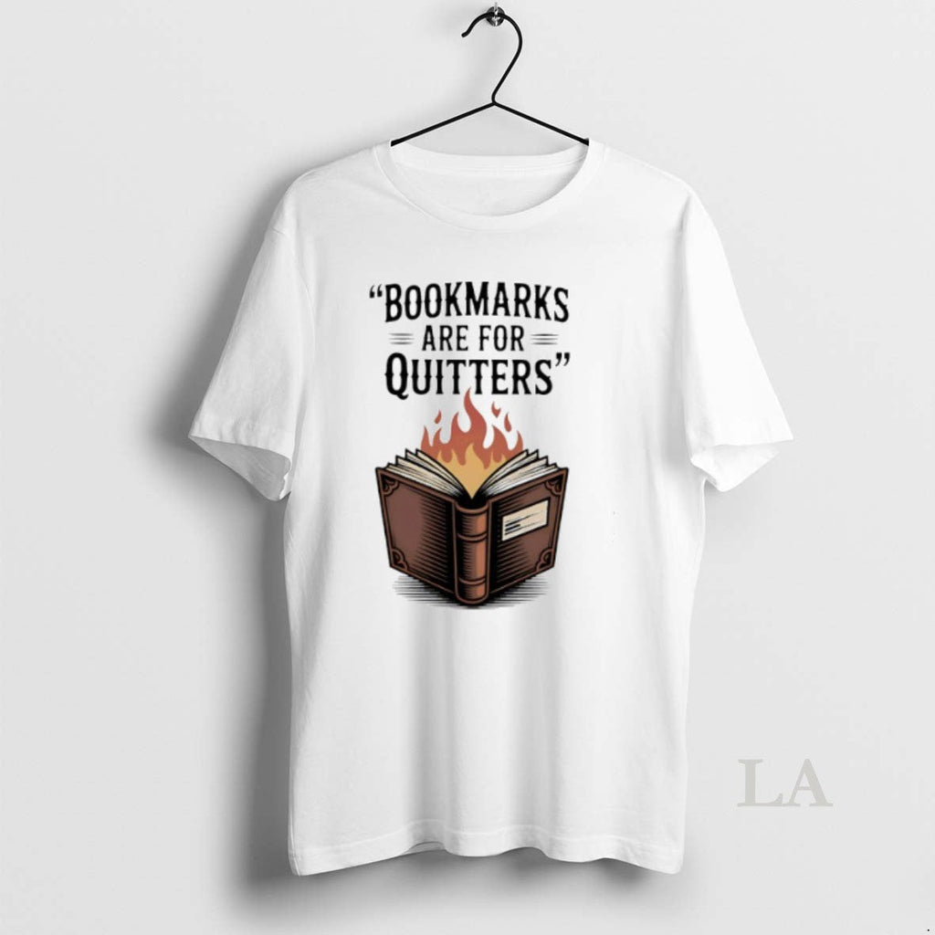 Original Bookmarks Are For Quitters - Adult & Kids T-Shirts, Sweatshirts & Hoodies apparel design preview 1
