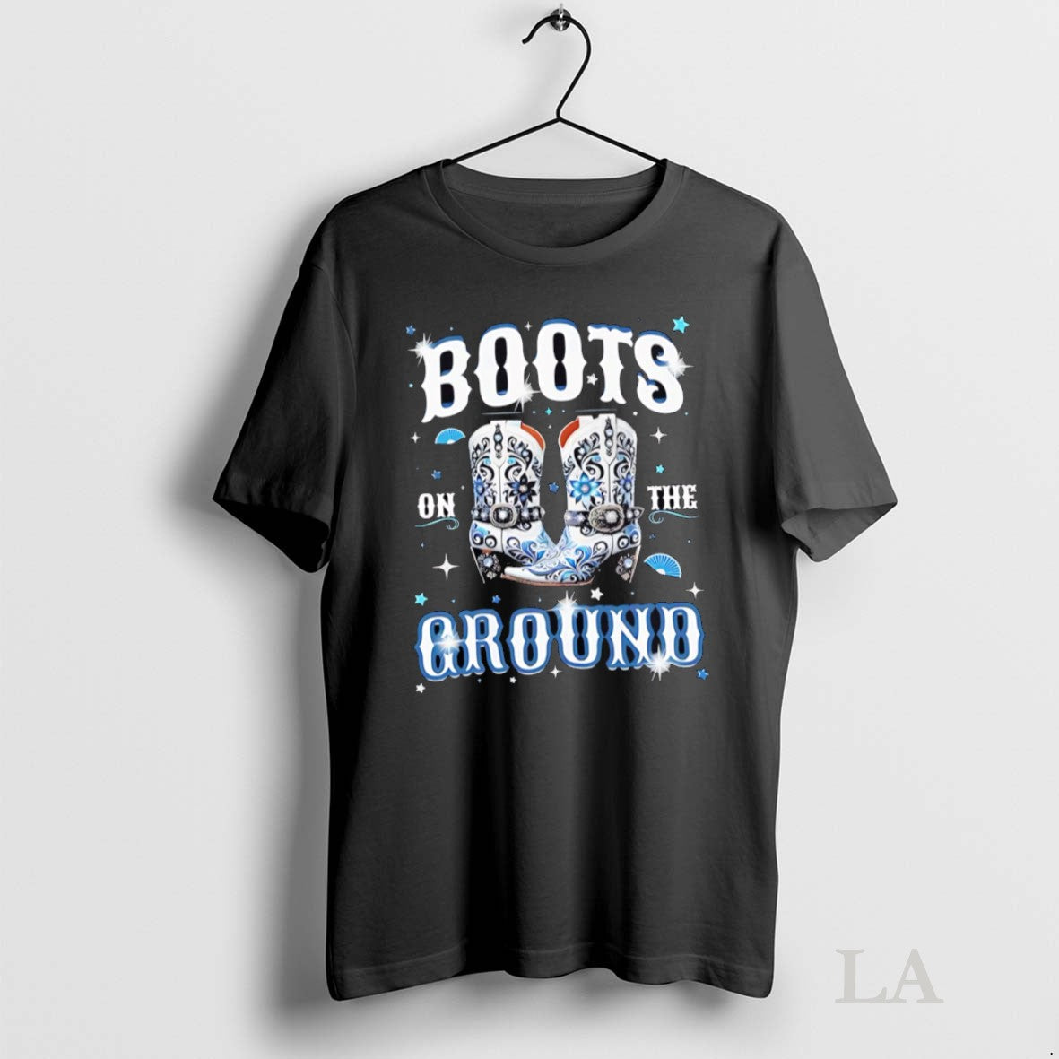 Original Boots On The Ground Cowgirl Style - Adult & Kids T-Shirts, Sweatshirts & Hoodies apparel design preview 1