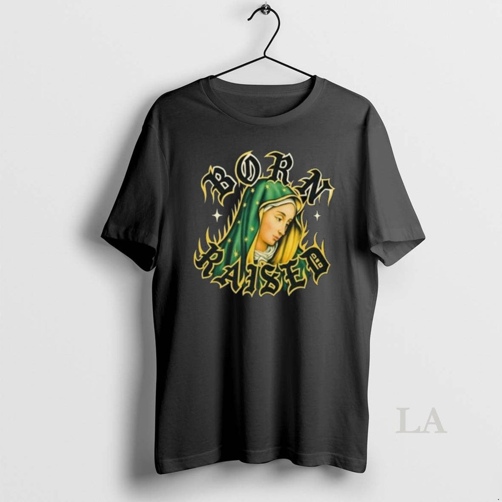 Original Bornxraised God Loves The Homies 2025 Long - Adult & Kids T-Shirts, Sweatshirts & Hoodies apparel design preview 1