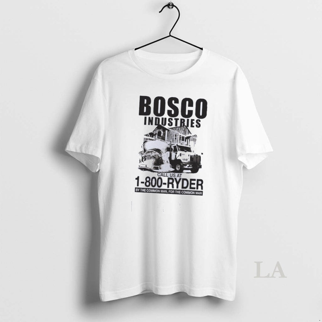 Original Bosco Industries Call Us At Ryder By The - Adult & Kids T-Shirts, Sweatshirts & Hoodies apparel design preview 1