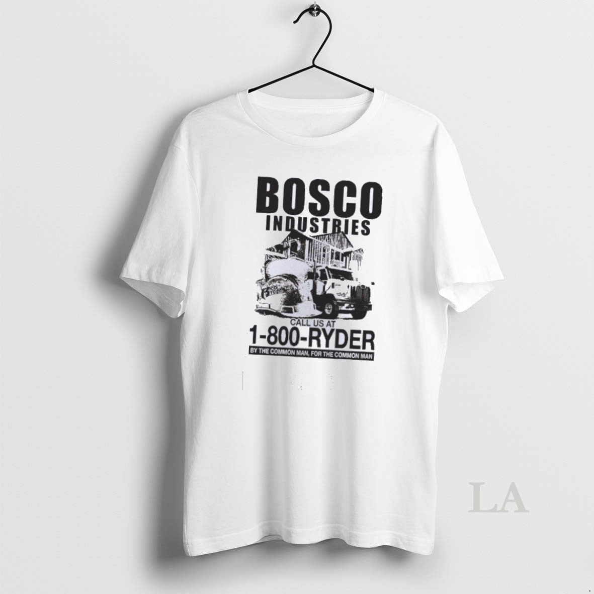 Original Bosco Industries Call Us At Ryder By The - Adult & Kids T-Shirts, Sweatshirts & Hoodies apparel design preview 1