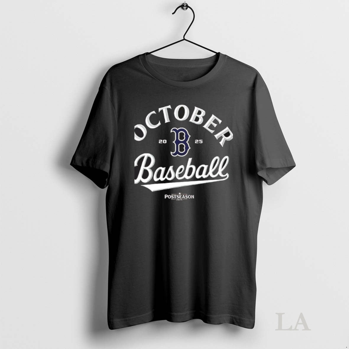 Original Boston Red Sox October Baseball Postseason - Adult & Kids T-Shirts, Sweatshirts & Hoodies apparel design preview 1