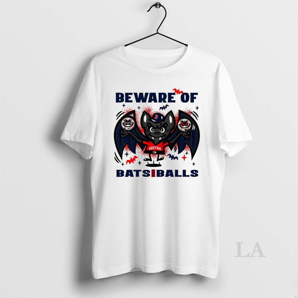 Original Boston Red Sox Baseball Beware Of Bats And - Adult & Kids T-Shirts, Sweatshirts & Hoodies apparel design preview 1
