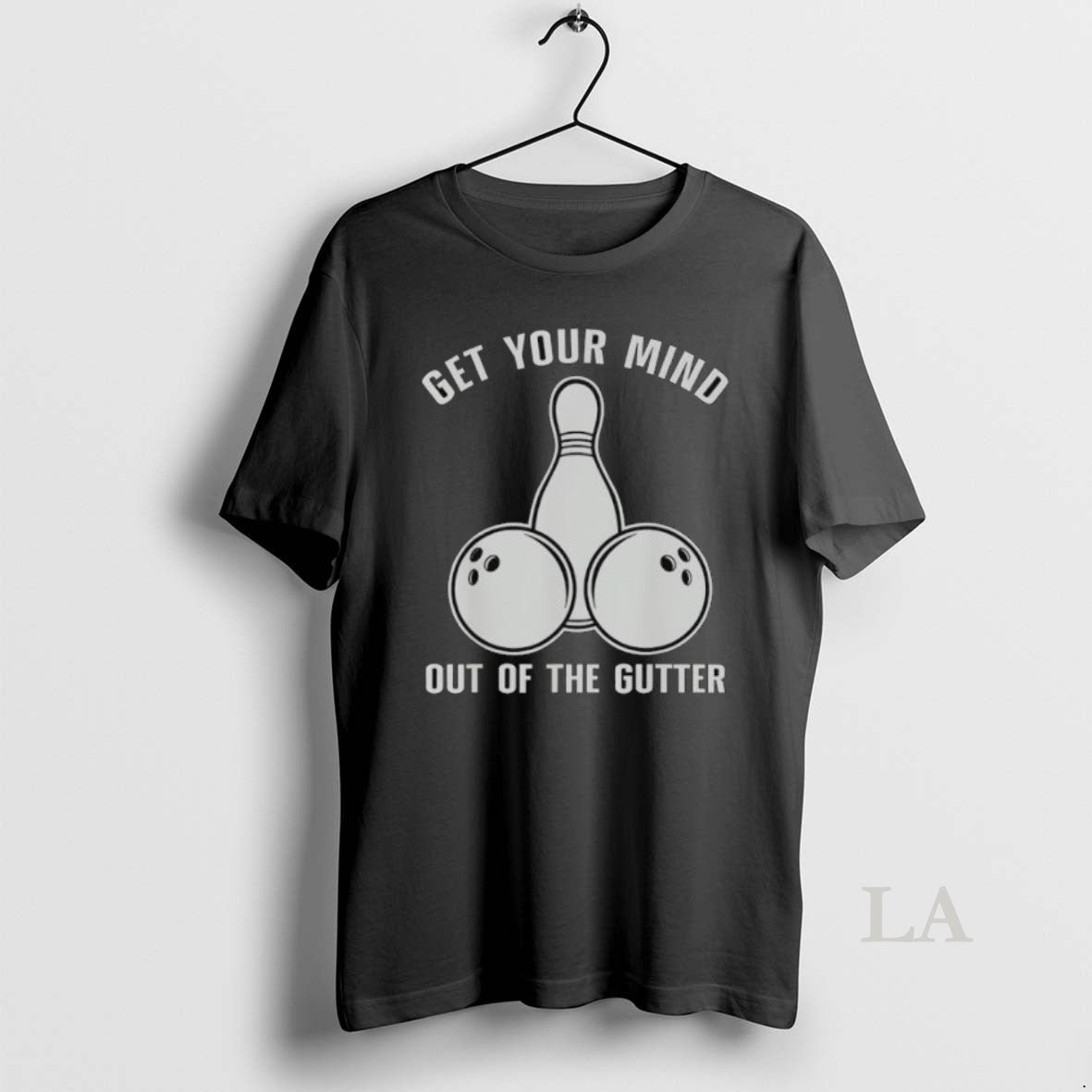 Original Bowling Get Your Mind Out Of The Gutter - Adult & Kids T-Shirts, Sweatshirts & Hoodies apparel design preview 1
