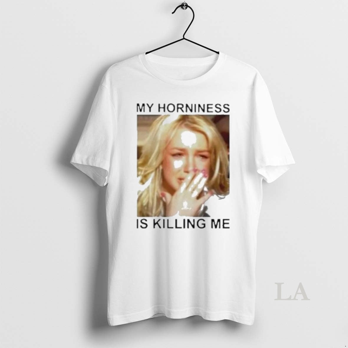 Original Britney My Horniness Is Killing Me 2025 - Adult & Kids T-Shirts, Sweatshirts & Hoodies apparel design preview 1
