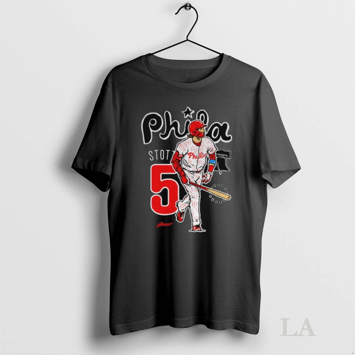 Original Bryson Stott Cartoon Philadelphia Phillies - Adult & Kids T-Shirts, Sweatshirts & Hoodies apparel design preview 1