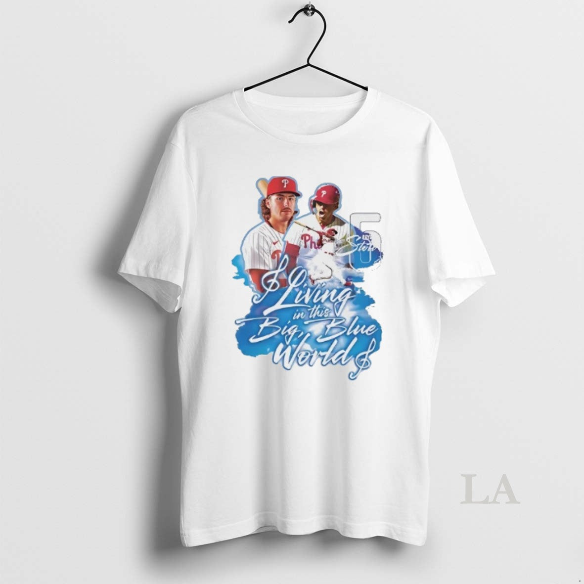 Original Bryson Stott Living In Big Blue World - Adult & Kids T-Shirts, Sweatshirts & Hoodies apparel design preview 1
