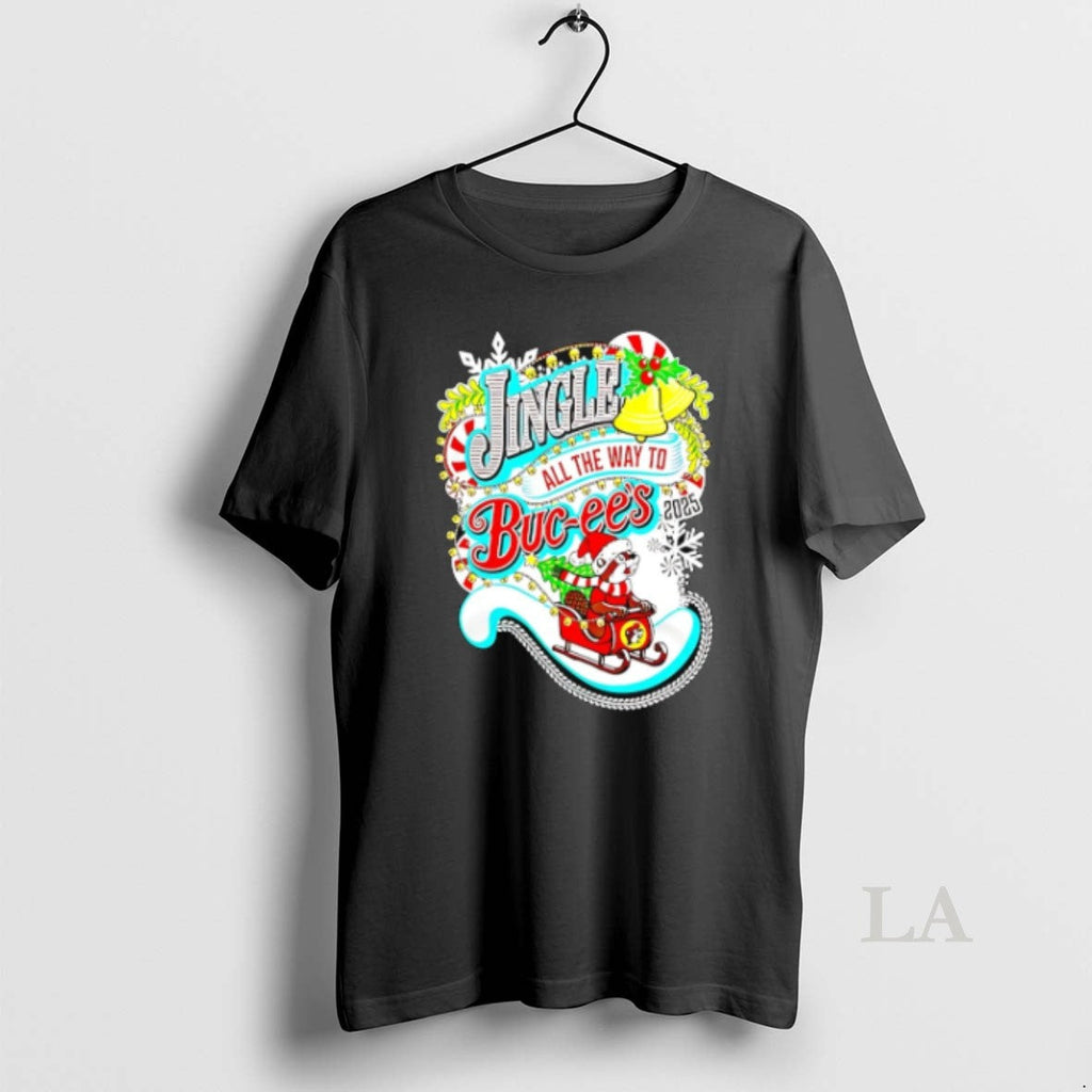 Original Buc Ees Jingle All The Way To Chirstmas 2025 - Adult & Kids T-Shirts, Sweatshirts & Hoodies apparel design preview 1