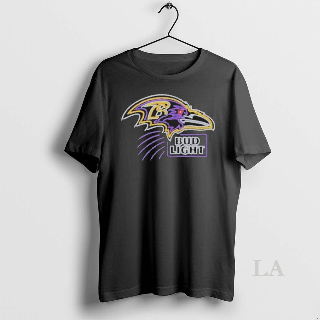 Original Bud Light Baltimore Ravens - Adult & Kids T-Shirts, Sweatshirts & Hoodies apparel design preview 1