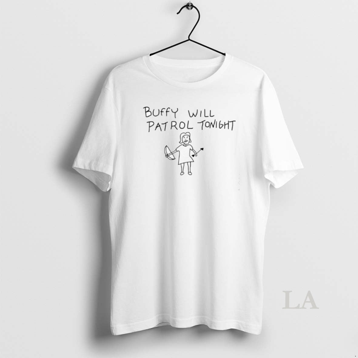 Original Buffy Will Patrol Tonight - Adult & Kids T-Shirts, Sweatshirts & Hoodies apparel design preview 1