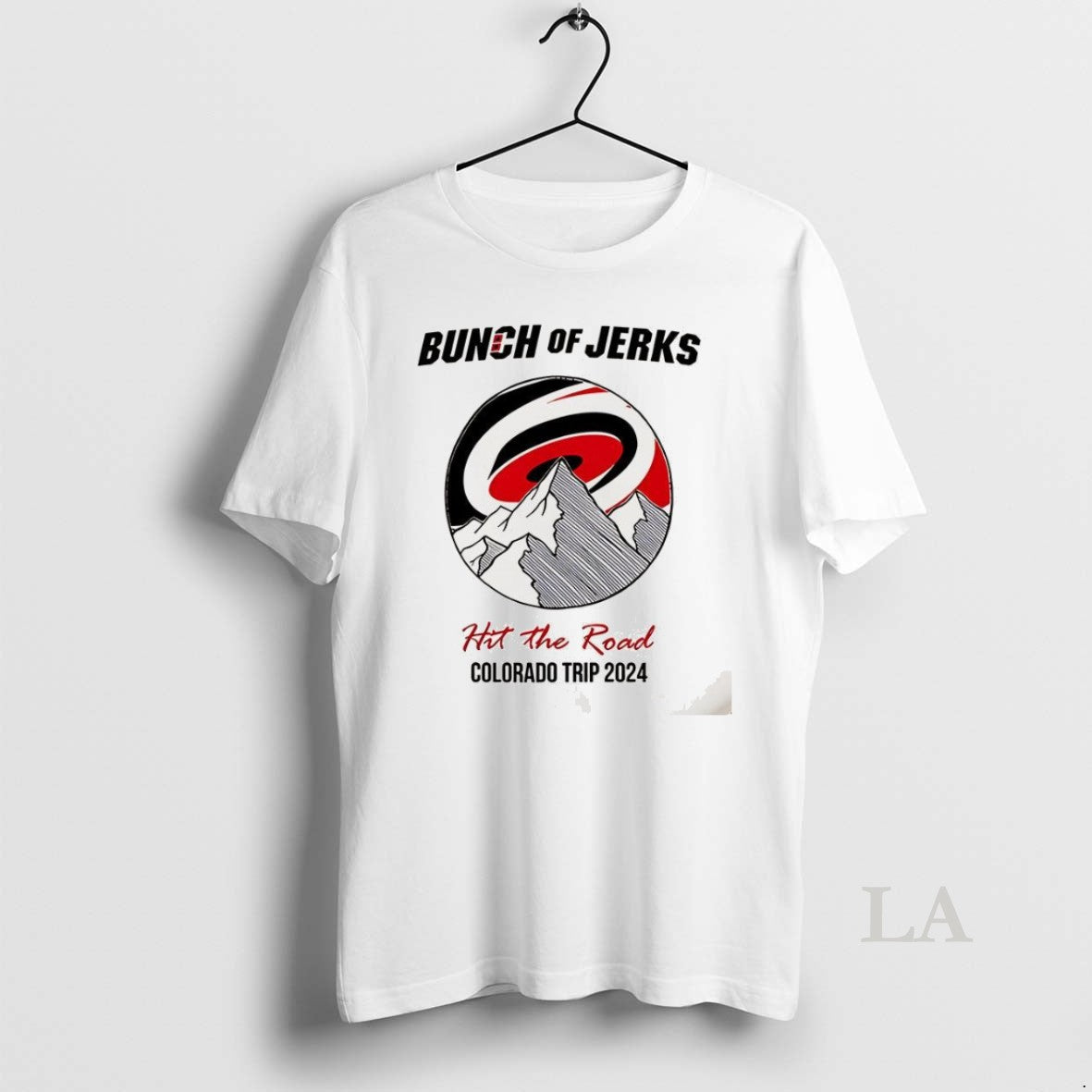 Original Bunch Of Jerks Hit The Road Denver Colorado - Adult & Kids T-Shirts, Sweatshirts & Hoodies apparel design preview 1