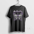 Original Butterfly Skull Gothic Purple Death Metal - Adult & Kids T-Shirts, Sweatshirts & Hoodies apparel design preview 1