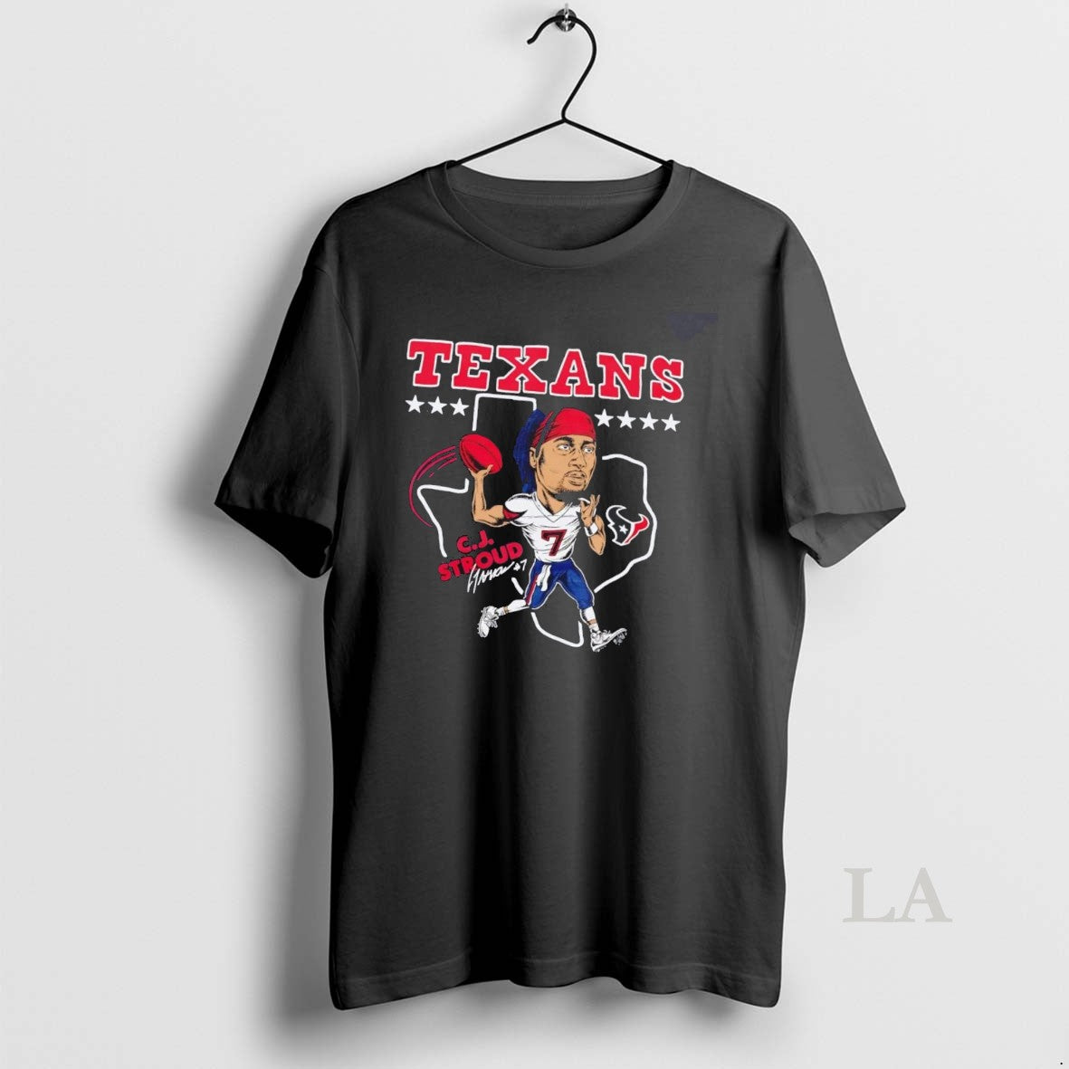 Original Cj Stroud Superstar Caricature Houston - Adult & Kids T-Shirts, Sweatshirts & Hoodies apparel design preview 1