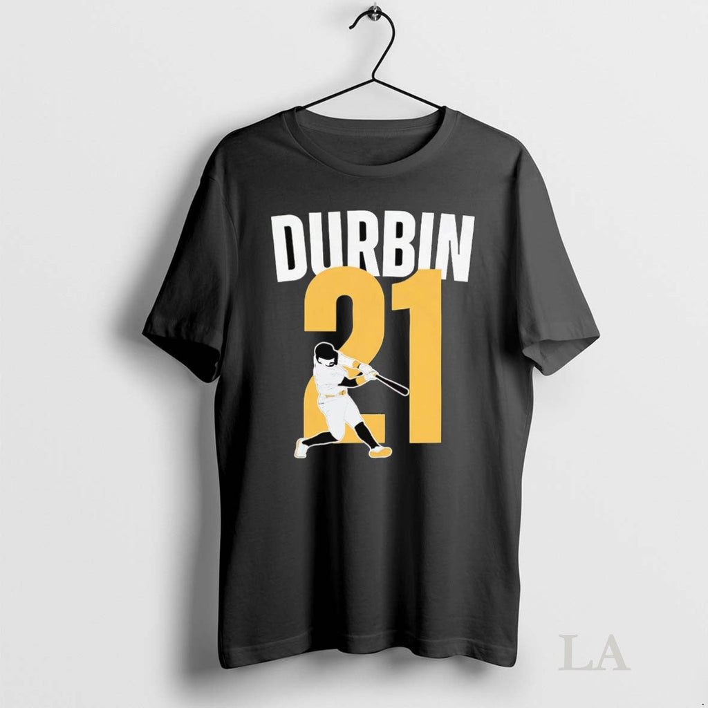 Original Caleb Durbin 21 Batting Milwaukee Brewers - Adult & Kids T-Shirts, Sweatshirts & Hoodies apparel design preview 1