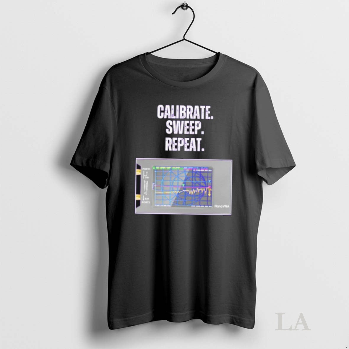 Original Calibrate Sweep Repeat Nanovna - Adult & Kids T-Shirts, Sweatshirts & Hoodies apparel design preview 1