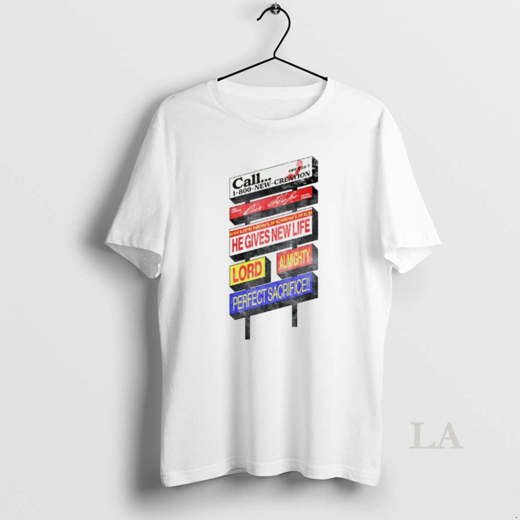 Original Call 1 800 New Creation Our Hope - Adult & Kids T-Shirts, Sweatshirts & Hoodies apparel design preview 1
