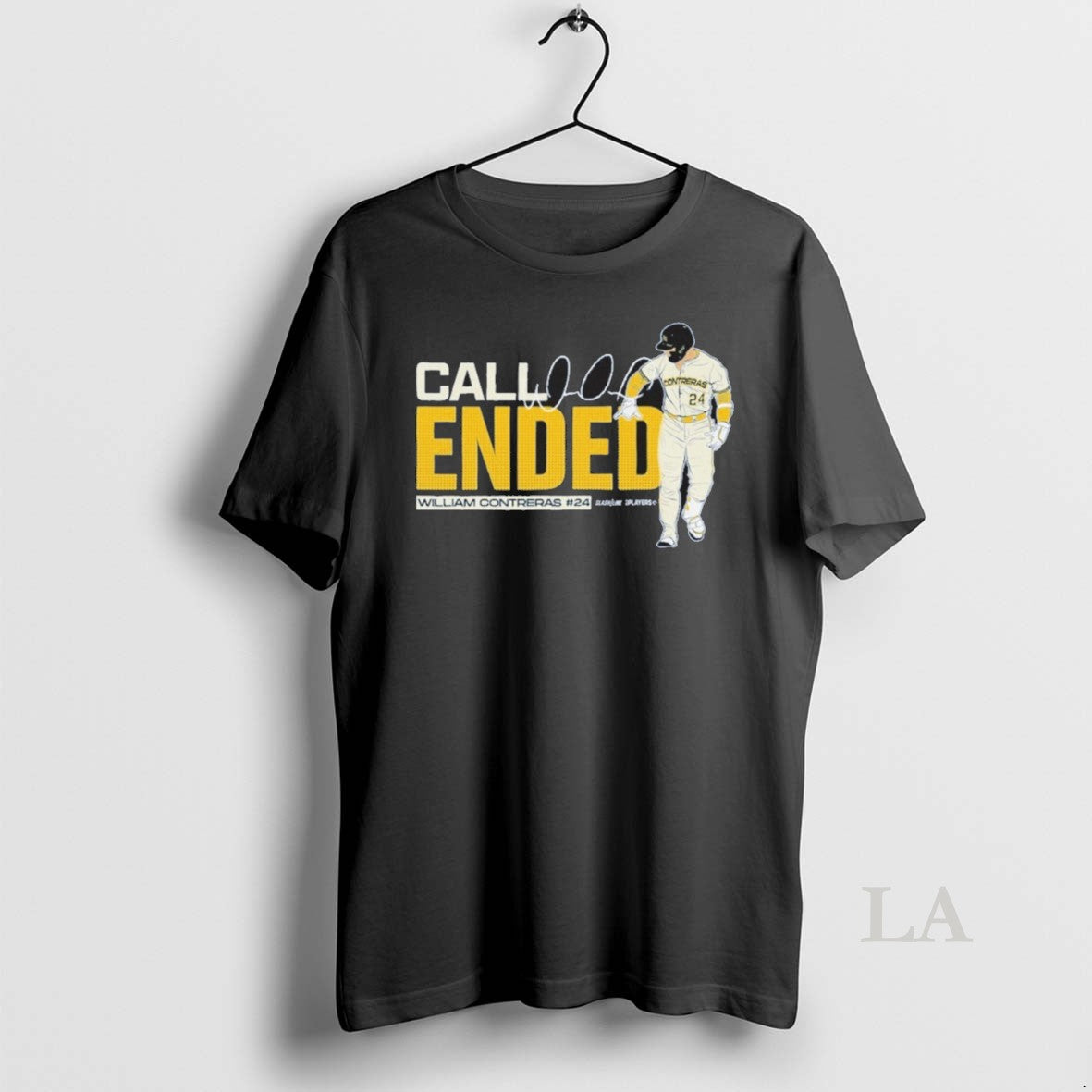 Original Call Ended William Contreras Brewers - Adult & Kids T-Shirts, Sweatshirts & Hoodies apparel design preview 1