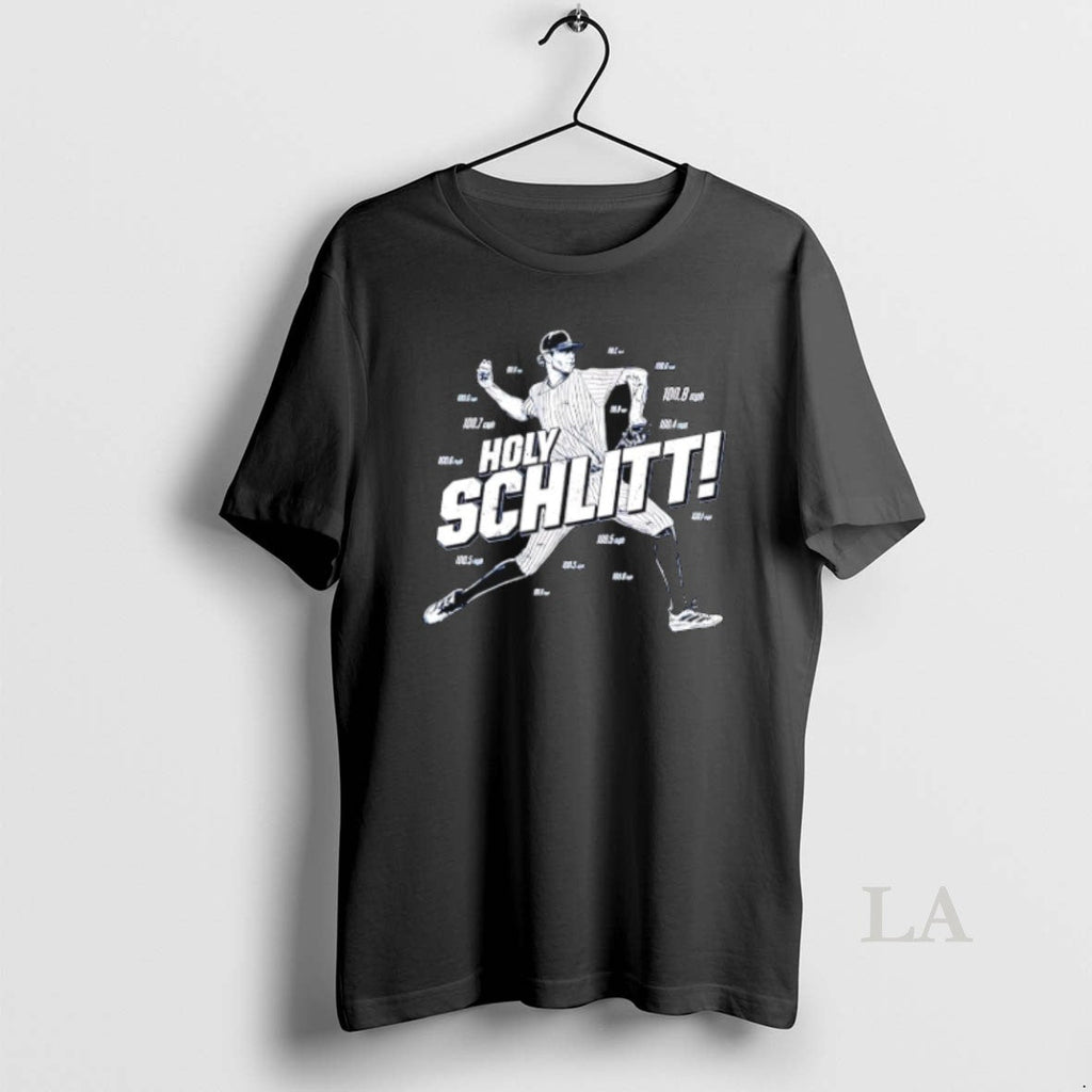 Original Cam Schlittler New York Yankees Holy Schlitt - Adult & Kids T-Shirts, Sweatshirts & Hoodies apparel design preview 1