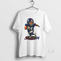 Original Cam Skattebo 44 Giants Game Day Cartoon - Adult & Kids T-Shirts, Sweatshirts & Hoodies apparel design preview 1