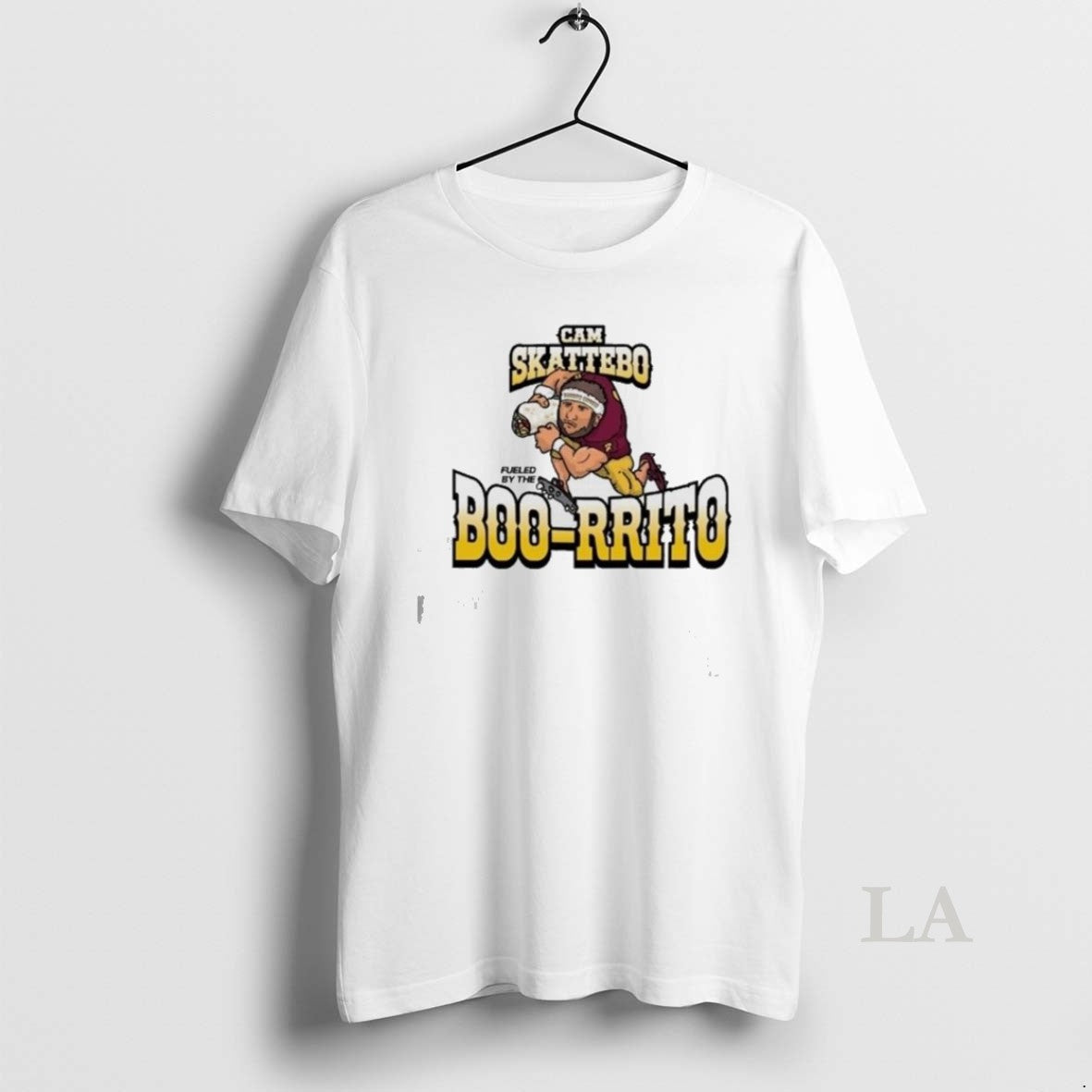 Original Cam Skattebo Fueled By The Boorrito 2025 - Adult & Kids T-Shirts, Sweatshirts & Hoodies apparel design preview 1