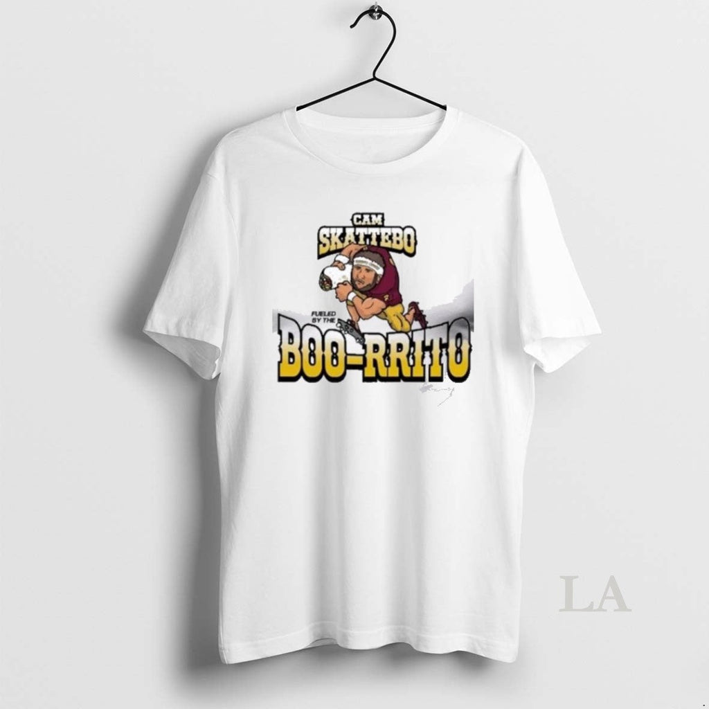 Original Cam Skattebo Fueled By The Boorrito 2025 T - Adult & Kids T-Shirts, Sweatshirts & Hoodies apparel design preview 1