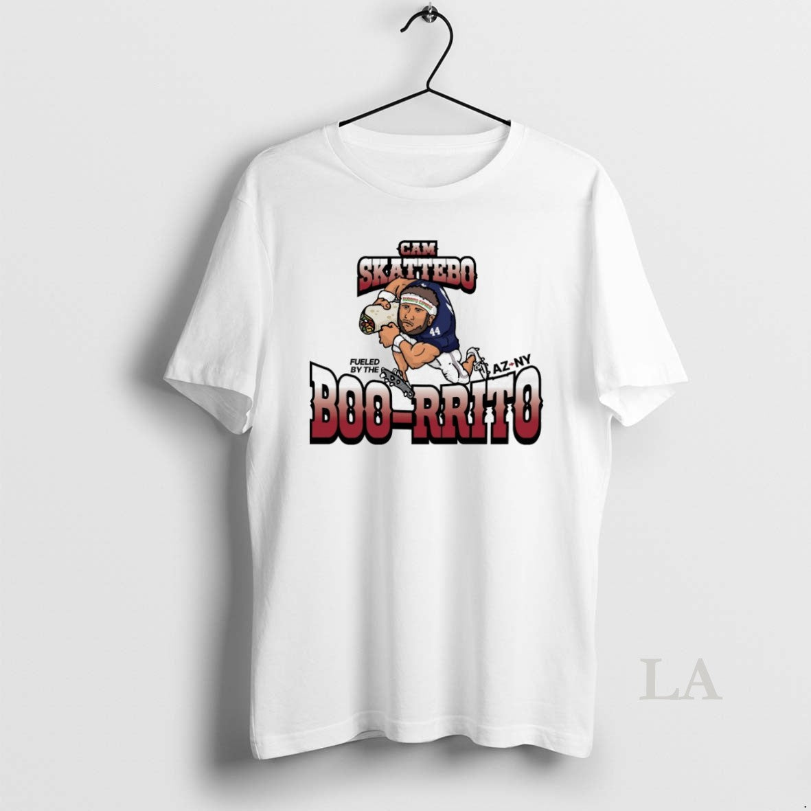 Original Cam Skattebo Fueled By The Boorrito - Adult & Kids T-Shirts, Sweatshirts & Hoodies apparel design preview 1