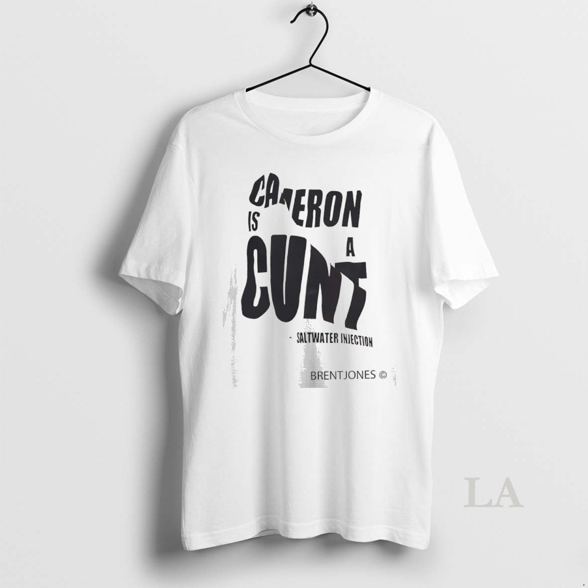 Original Cameron Is A Cunt Saltwater Injection - Adult & Kids T-Shirts, Sweatshirts & Hoodies apparel design preview 1