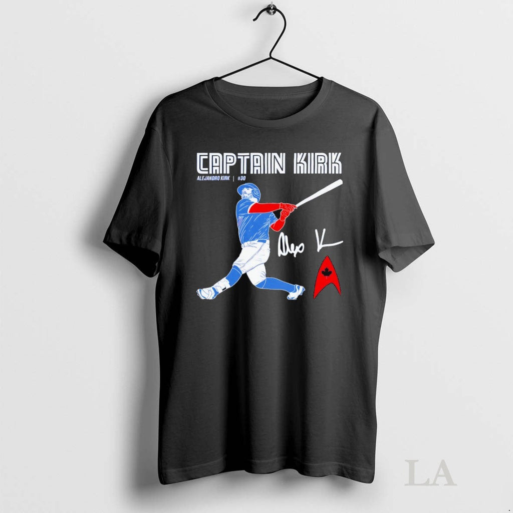 Original Captain Kirk Toronto Blue Jays Alejandro 30 - Adult & Kids T-Shirts, Sweatshirts & Hoodies apparel design preview 1