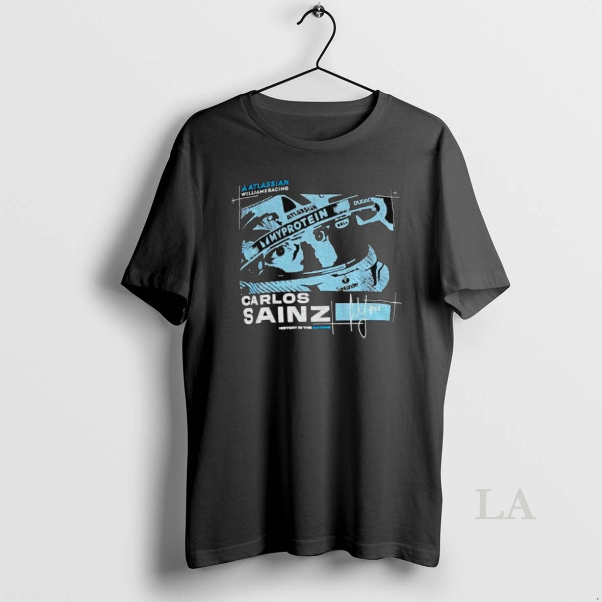 Original Carlos Sainz Jr Atlassian Williams Racing - Adult & Kids T-Shirts, Sweatshirts & Hoodies apparel design preview 1