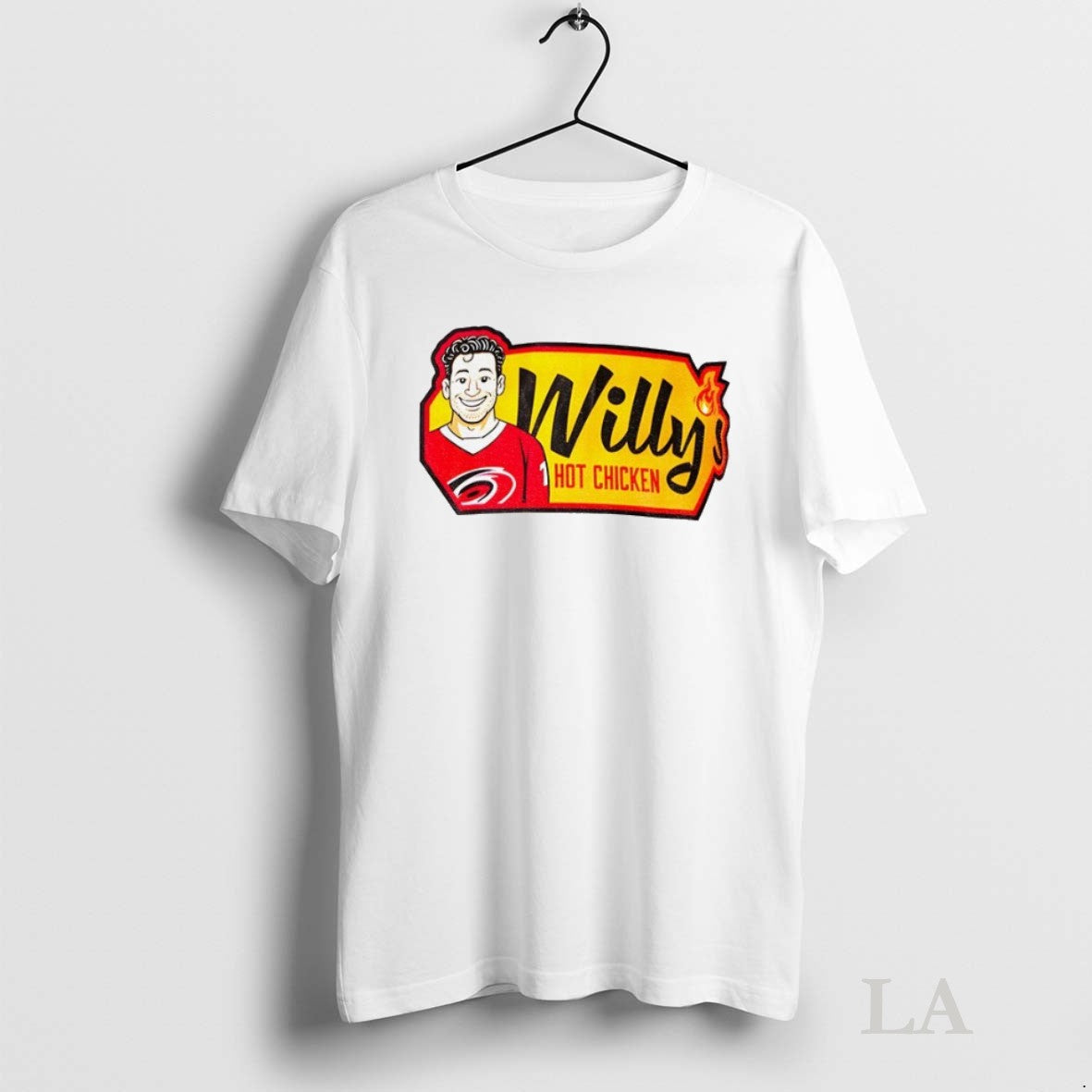 Original Carolina Hurricanes Willys Hot Chicken - Adult & Kids T-Shirts, Sweatshirts & Hoodies apparel design preview 1