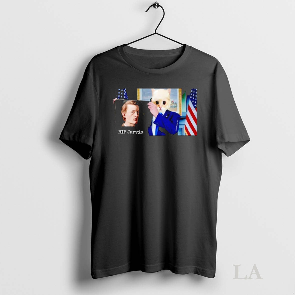 Original Cat Trump Rip Jarvis Edvard Munch - Adult & Kids T-Shirts, Sweatshirts & Hoodies apparel design preview 1