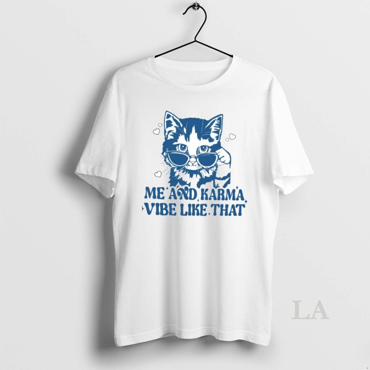 Original Cat Me And Karma Vibe Like That - Adult & Kids T-Shirts, Sweatshirts & Hoodies apparel design preview 1