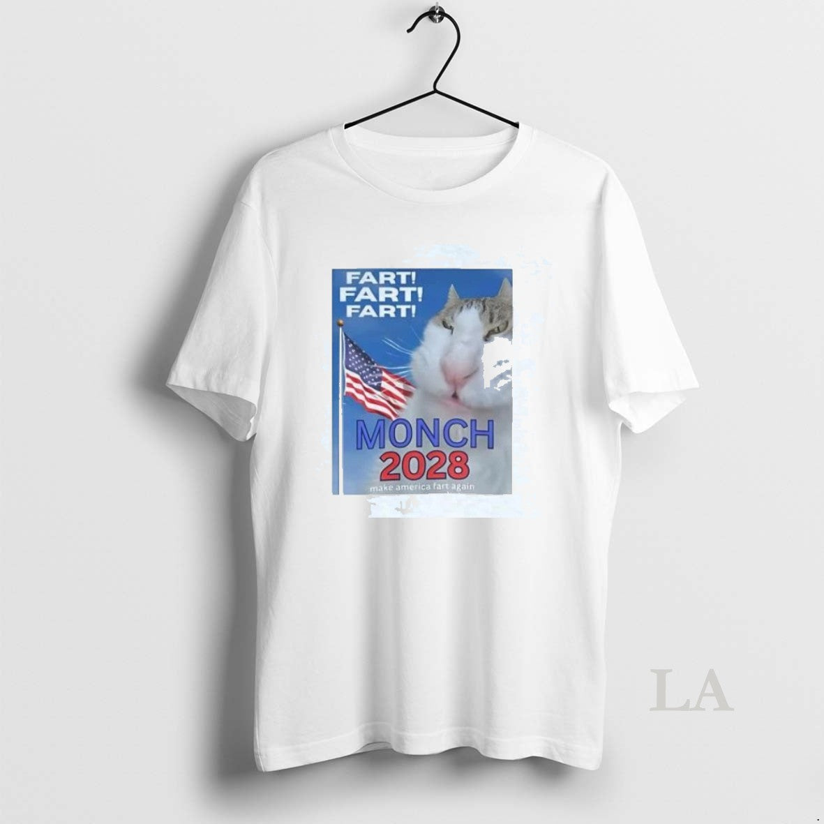 Original Cat Monch 2028 Make America Fart Again - Adult & Kids T-Shirts, Sweatshirts & Hoodies apparel design preview 1