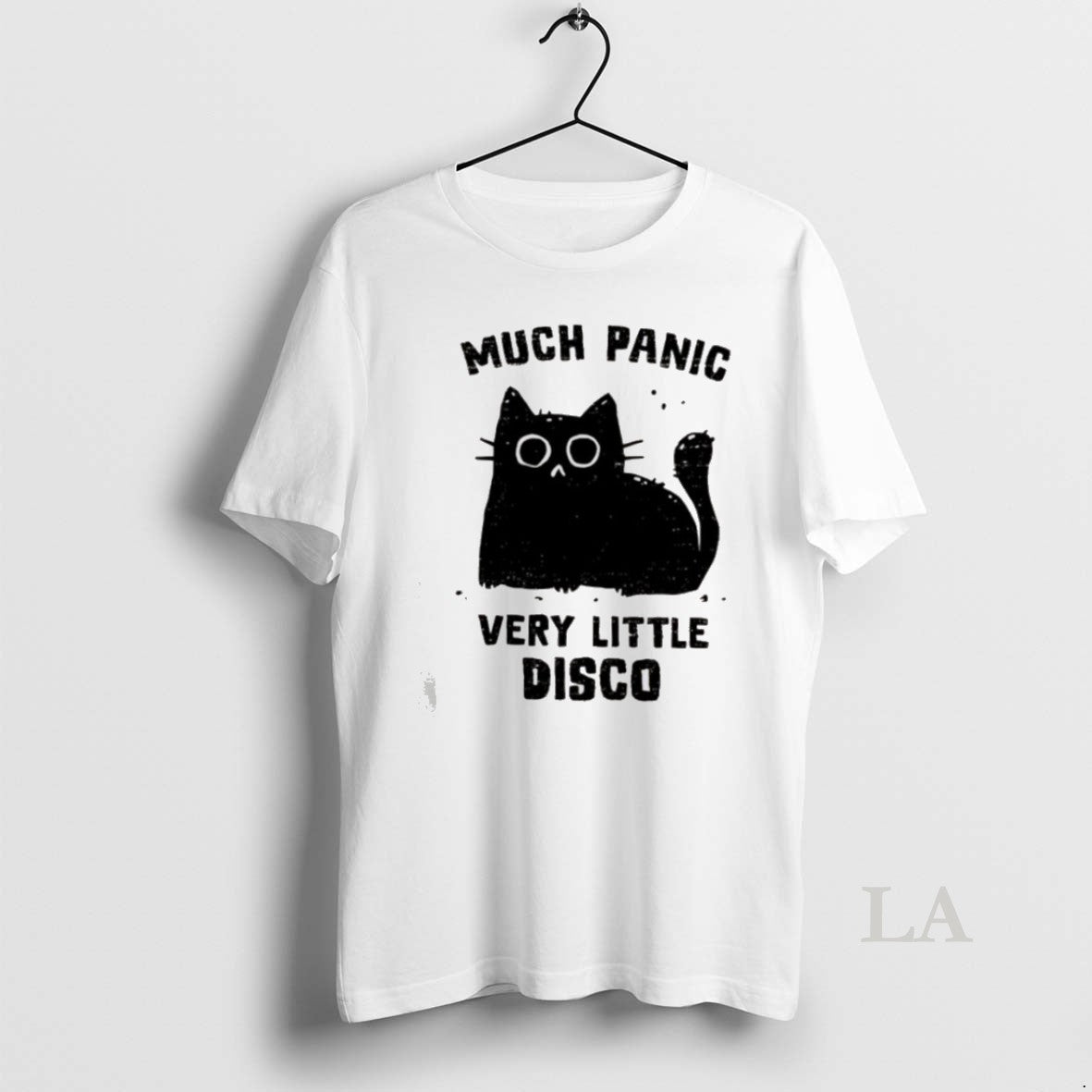 Original Cat Much Panic Very Little Disco - Adult & Kids T-Shirts, Sweatshirts & Hoodies apparel design preview 1