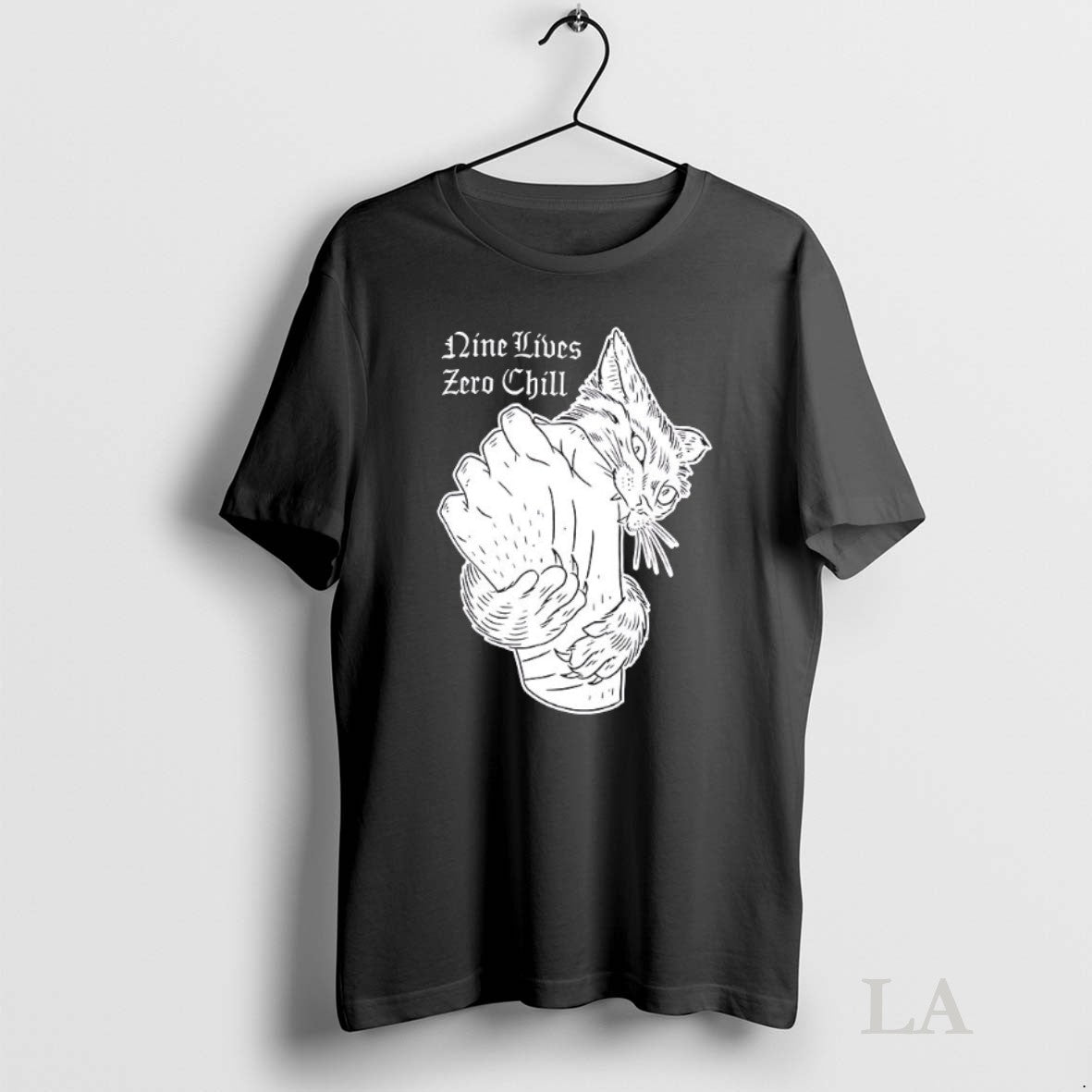 Original Cat Nine Lives Zero Chill - Adult & Kids T-Shirts, Sweatshirts & Hoodies apparel design preview 1