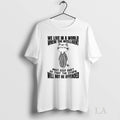 Original Cat We Live In A World Where The Intelligent - Adult & Kids T-Shirts, Sweatshirts & Hoodies apparel design preview 1