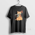 Original Cats Japanese Samurai Ninja Cat Kawaii - Adult & Kids T-Shirts, Sweatshirts & Hoodies apparel design preview 1