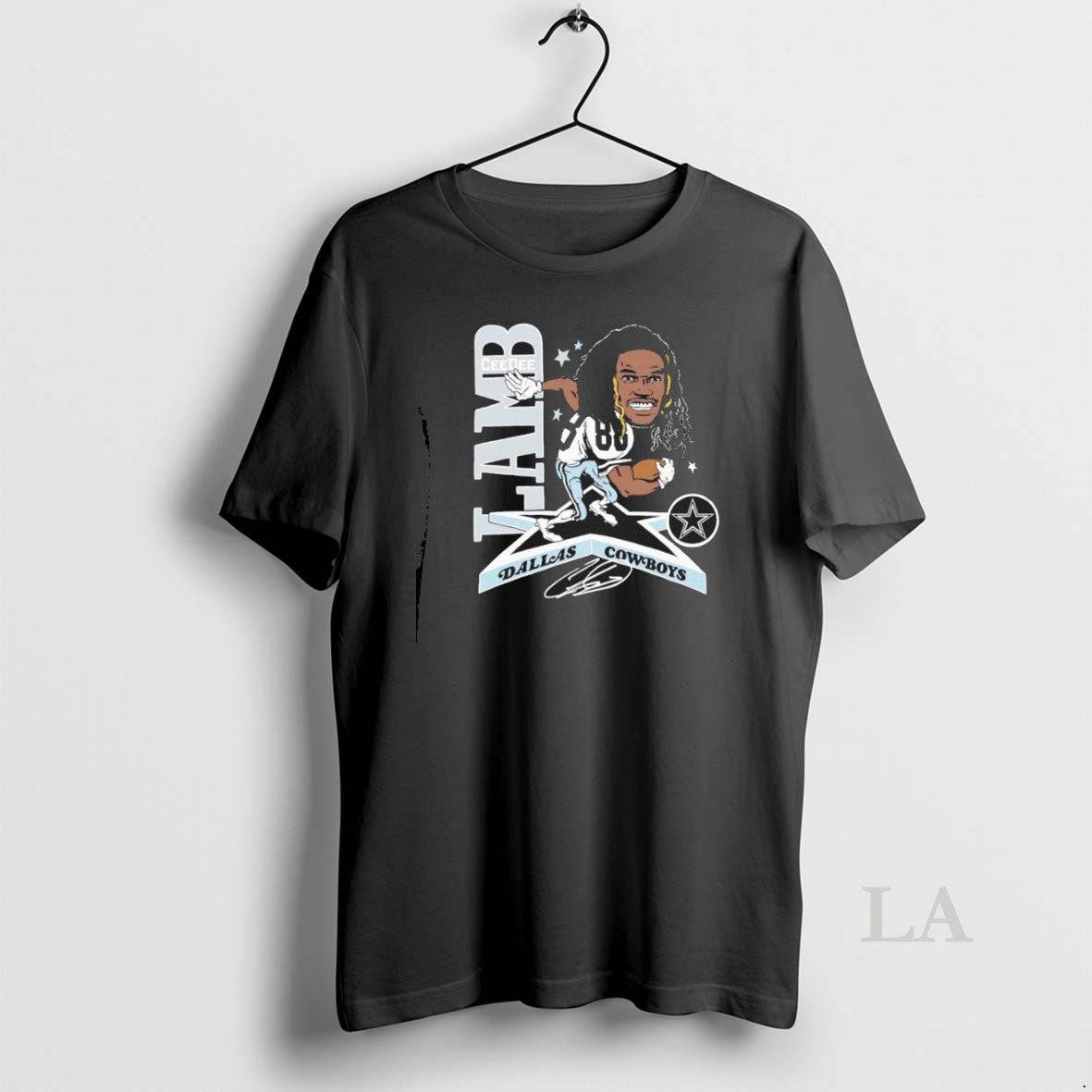 Original Ceedee Lamb Dallas Cowboys Signature - Adult & Kids T-Shirts, Sweatshirts & Hoodies apparel design preview 1