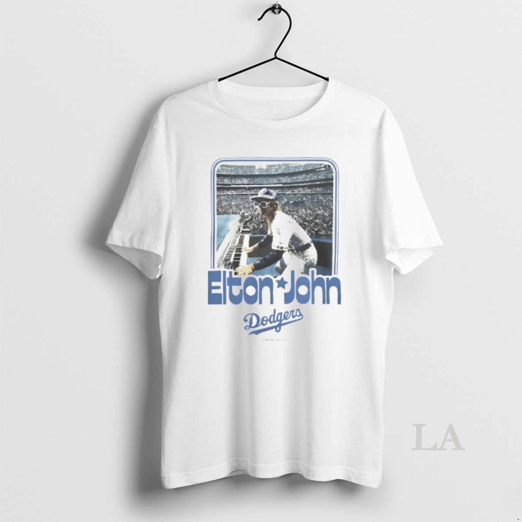 Original Center Field Elton John X Dodger Stadium - Adult & Kids T-Shirts, Sweatshirts & Hoodies apparel design preview 1