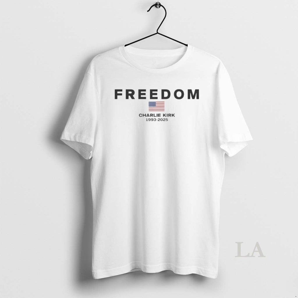 Original Charlie Kirk Freedom 1993 2025 Us - Adult & Kids T-Shirts, Sweatshirts & Hoodies apparel design preview 1