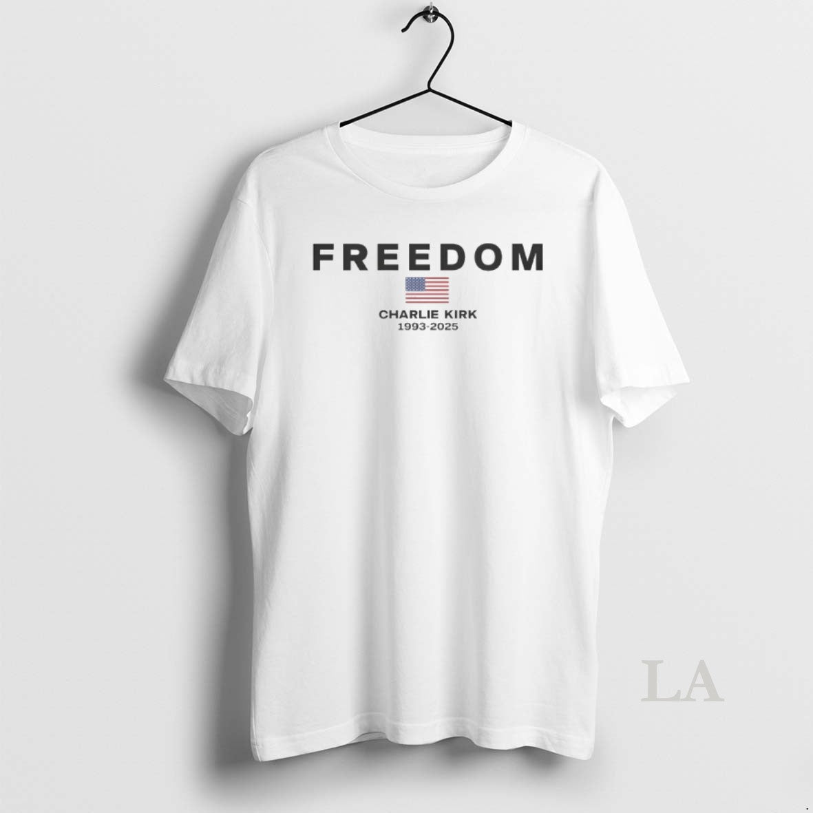 Original Charlie Kirk Freedom 1993 2025 Us - Adult & Kids T-Shirts, Sweatshirts & Hoodies apparel design preview 1