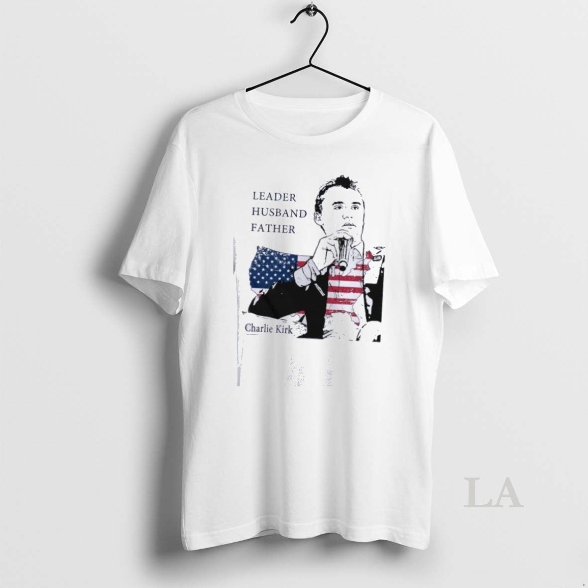 Original Charlie Kirk Leader Husband Father America - Adult & Kids T-Shirts, Sweatshirts & Hoodies apparel design preview 1