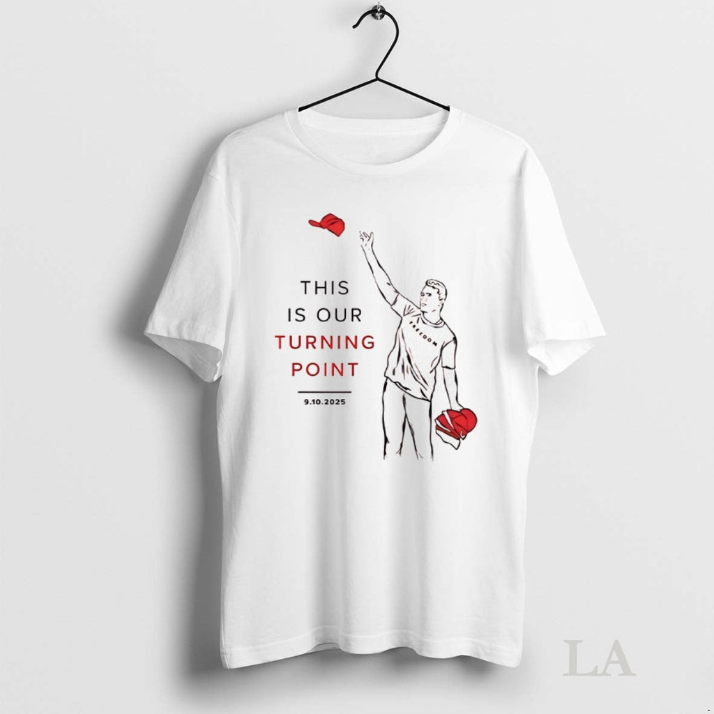 Original Charlie Kirk This Is Our Turning Point - Adult & Kids T-Shirts, Sweatshirts & Hoodies apparel design preview 1