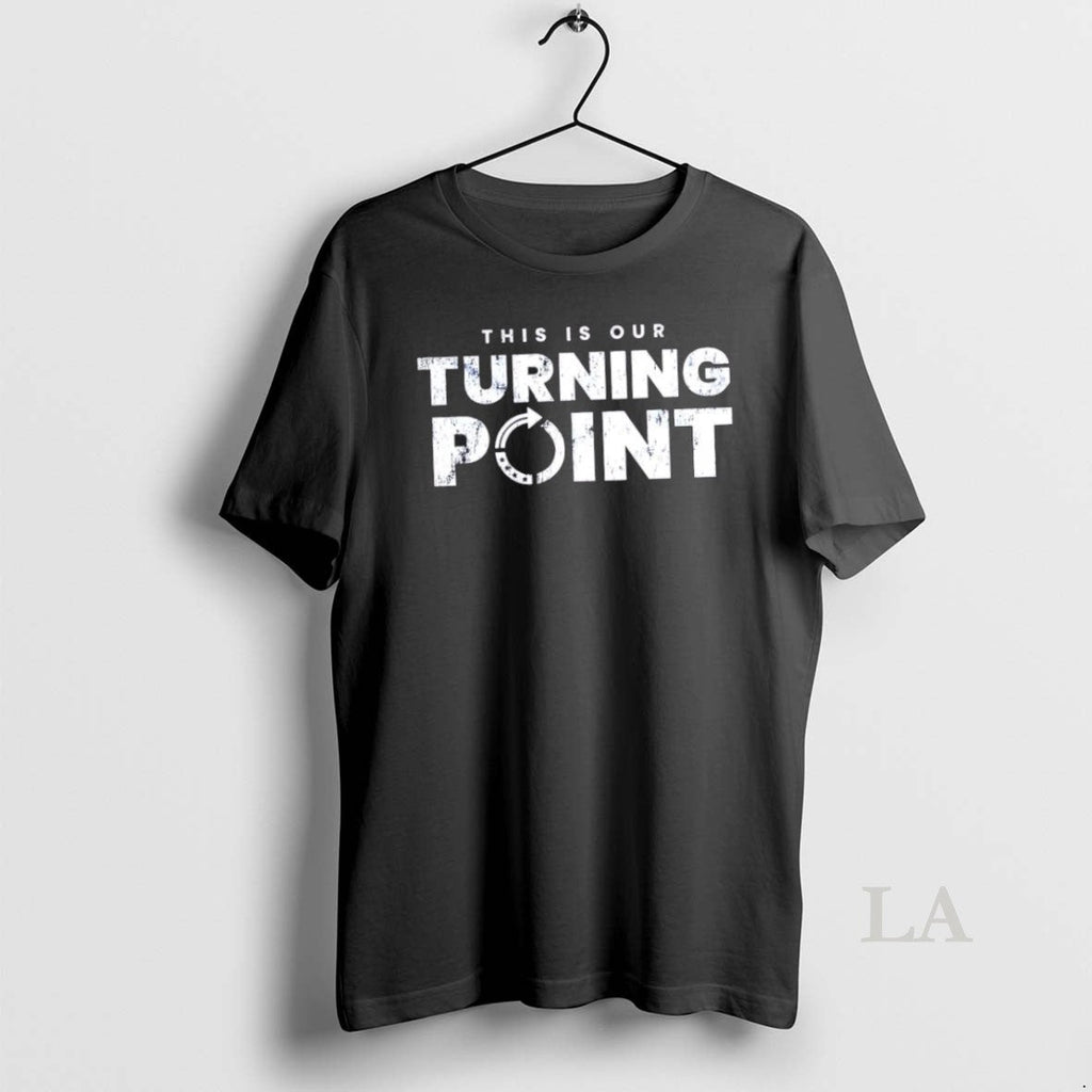 Original Charlie Kirk This Is Our Turning Point X - Adult & Kids T-Shirts, Sweatshirts & Hoodies apparel design preview 1