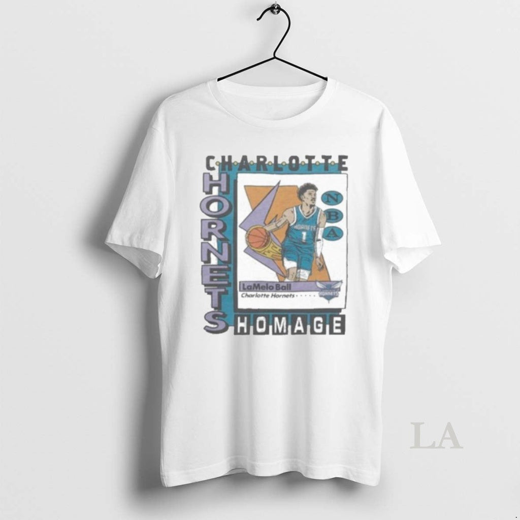 Original Charlotte Hornets Trading Card Lamelo Ball - Adult & Kids T-Shirts, Sweatshirts & Hoodies apparel design preview 1