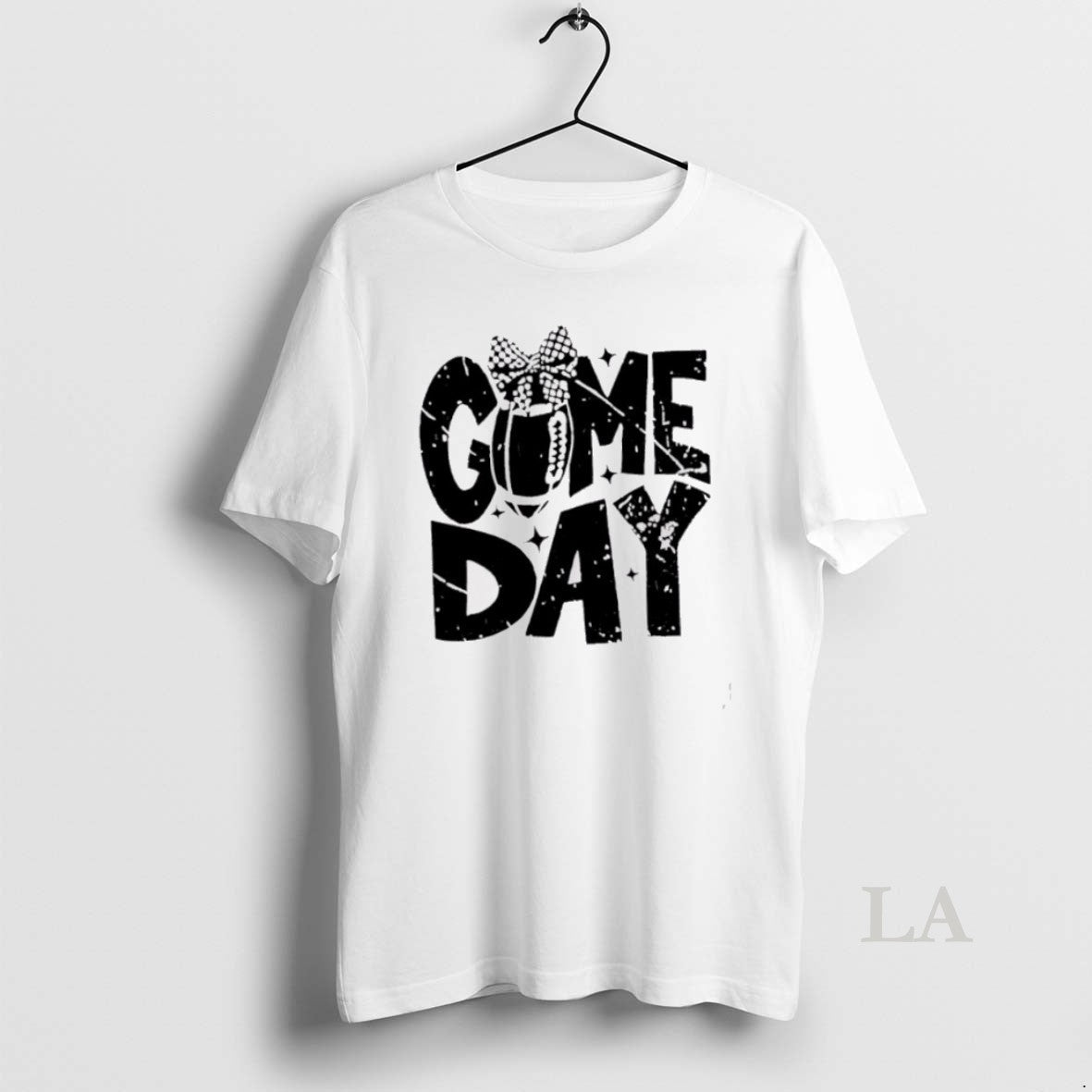 Original Checkered Bow Football Game Day - Adult & Kids T-Shirts, Sweatshirts & Hoodies apparel design preview 1