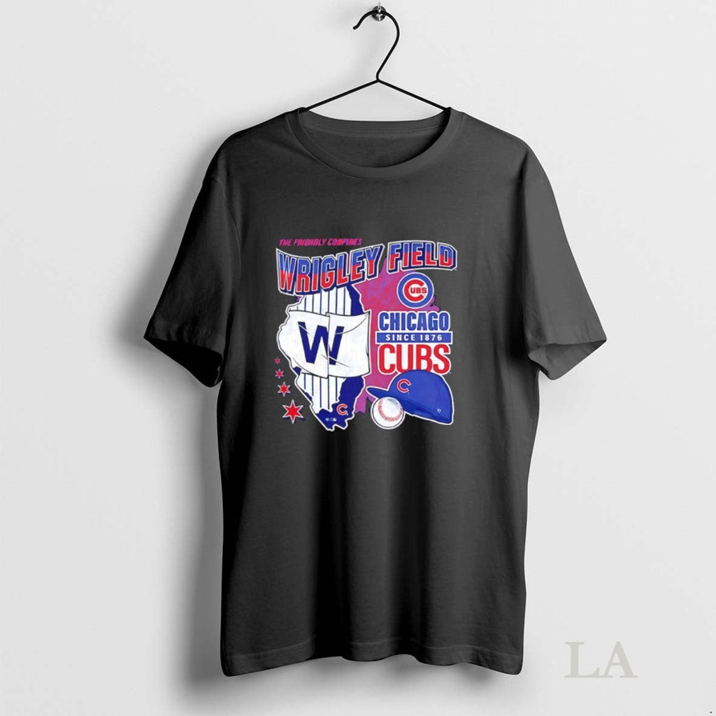 Original Chicago Cubs The Friendsly Confines 1876 - Adult & Kids T-Shirts, Sweatshirts & Hoodies apparel design preview 1