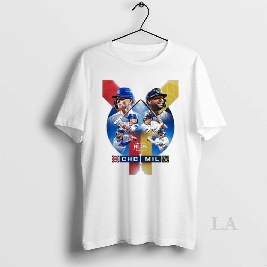 Original Chicago Cubs Vs Milwaukee Brewers Nlds 2025 - Adult & Kids T-Shirts, Sweatshirts & Hoodies apparel design preview 1